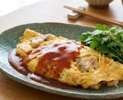 きょうの料理のレシピ・たいのオムレツケチャップ甘酢あん