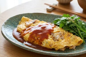 きょうの料理のレシピ・たいのオムレツケチャップ甘酢あん