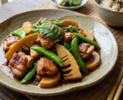 DAIGOも台所のレシピ・たけのこと鶏の照り煮