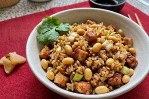 きょうの料理のレシピ・ひたし豆と鶏肉のチャーハン