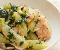 きょうの料理のレシピ・ふきと豚肉のしょうが炒め