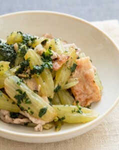きょうの料理のレシピ・ふきと豚肉のしょうが炒め