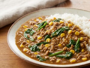 相葉マナブのレシピ・ほうれん草たっぷりのカレー