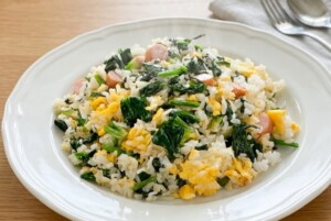 相葉マナブのレシピ・ほうれん草炒飯