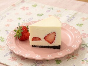 ZIPのレシピ・まるごといちごチーズケーキ