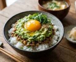 ヒルナンデスのレシピ・アボカド納豆丼