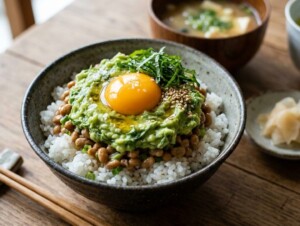 ヒルナンデスのレシピ・アボカド納豆丼