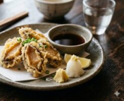 青空レストランのレシピ・アワビの天ぷら