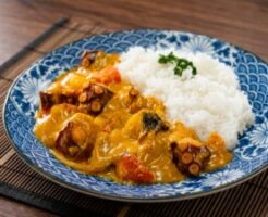 ホンマでっかtvのレシピ・タコとパプリカのカレーライス