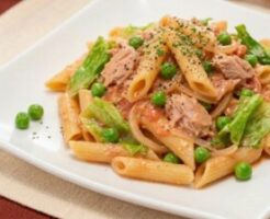 DAIGOも台所のレシピ・ツナのトマトクリームパスタ