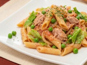 DAIGOも台所のレシピ・ツナのトマトクリームパスタ