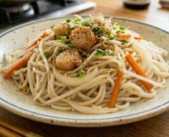 どさんこワイド179のレシピ・ベビー帆立塩焼きそば