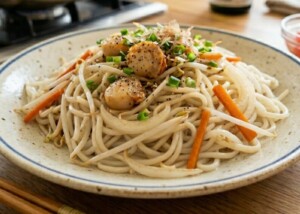 どさんこワイド179のレシピ・ベビー帆立塩焼きそば