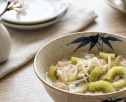 ノンストップのレシピ・モヤシとキウイの甘酢漬け