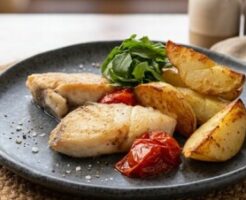 きょうの料理のレシピ・新じゃがとさわらのローズマリー焼き