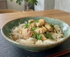 きょうの料理のレシピ・新たまと鶏肉の甘酢あえ
