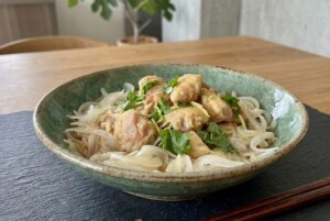 きょうの料理のレシピ・新たまと鶏肉の甘酢あえ