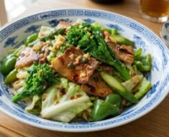 あさイチのレシピ・春野菜のホイコーロー風みそ炒め