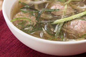 どさんこワイド179のレシピ・春雨の肉団子スープ