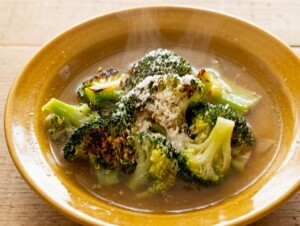 あさイチのレシピ・焼きブロッコリーのスープ