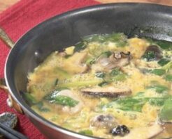 どさんこワイド179のレシピ・牡蠣とニラの卵とじ