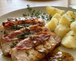 きょうの料理のレシピ・生ハムポークソテー