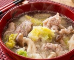 ZIPのレシピ・豚こまみぞれスープ