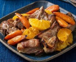 きょうの料理のレシピ・豚スペアリブのオレンジ焼き