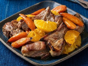 きょうの料理のレシピ・豚スペアリブのオレンジ焼き