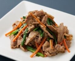 DAIGOも台所のレシピ・豚肉とニラのガーリック風味