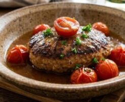 タイパ対タイムレスのレシピ・酒蒸しハンバーグ