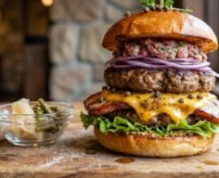 ZIPのレシピ・馬鹿（うま）うまハンバーガーDX