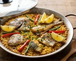 なないろ日和のレシピ・鯛のパエリア