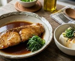 DAIGOも台所のレシピ・鯛の照り煮＆薬味豆腐