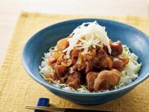 沸騰ワード10のレシピ・鶏のショウガ焼き丼