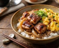 ノンストップのレシピ・鶏肉のてりたま丼