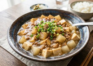 相葉マナブのレシピ・麻婆かぶ豆腐