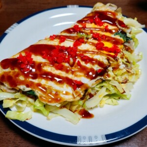 相葉マナブのレシピ・春キャベツのとんぺい焼き