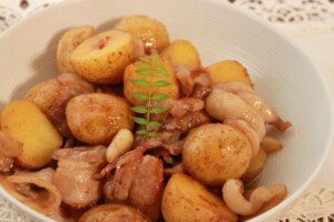 きょうの料理ビギナーズのレシピ・新じゃがいものピリ辛煮