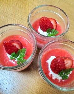 きょうの料理のレシピ・ダブルいちごのムースケーキ