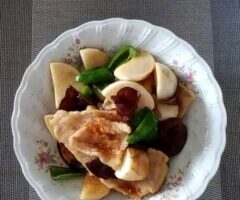 青空レストランのレシピ・かぶのオイマヨ炒め