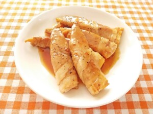 滝沢カレン&和田明日香のフィーリンきっちんのレシピ・タケノコの牛肉巻き甘辛炒め