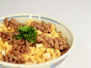 あさイチのレシピ• そぼろ丼