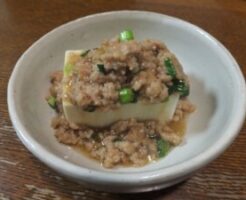 キューピー3分クッキングのレシピ・豆腐ステーキ香味にらそぼろ