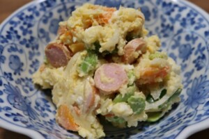 ミキティダイニングのレシピ・ソーセージポテトサラダ