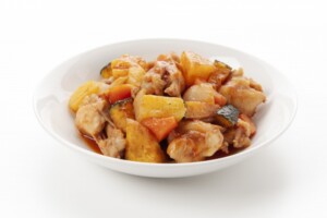 有働由美子の健康案内人のレシピ・鶏肉と春野菜の酢醤油炒め