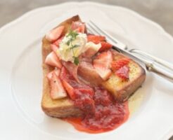 相葉マナブのレシピ・フレンチトースト～いちごジャム