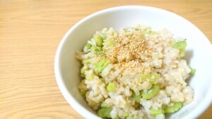 DAIGOも台所のレシピ・そら豆と桜エビの炒め飯