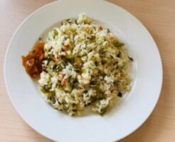 きょうの料理のレシピ・あさりとパセリのピラフ