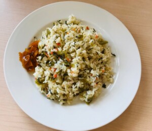 きょうの料理のレシピ・あさりとパセリのピラフ